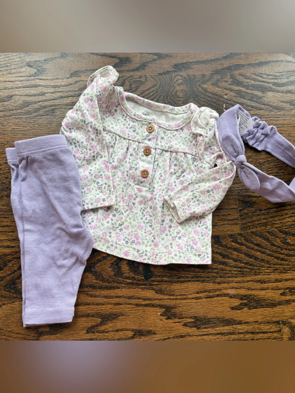 Baby girl floral outfit